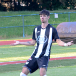 Fotbalisté Milevska završili postupovou sezonu poklidnou výhrou a šlo se slavit do kašny