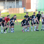 Fotbalisté Milevska završili postupovou sezonu poklidnou výhrou a šlo se slavit do kašny
