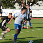 Fotbalisté Milevska završili postupovou sezonu poklidnou výhrou a šlo se slavit do kašny