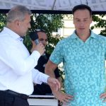 Stovky dětí zaplnily milevské náměstí. Dorazily legendy Václav Prospal a Slavomír Lener