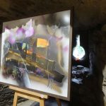 Vít Vavřinec Pavlík vystavuje v Soběslavi ženské akty a Zlatou stezku na mramoru