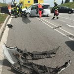 Dopravu u Měšic zkomplikovala nehoda. Vyjížděli k ní hasiči i záchranka