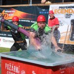 Na Táborské hasičské lize nebyla o dramata nouze. Hasiče z Řepče protáhla hadice po louce. Přesto zasáhl terč