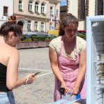 Cílem sousedské slavnosti na táborské pěší zóně bylo, aby se lidé potkali