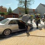 Pátek ve znamení hořících aut. Jedno vzplálo ve Veselí, druhé v Lišově