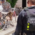 Piaristická ulice v Českých Budějovicích musela být uzavřena. Kvůli včelímu roji