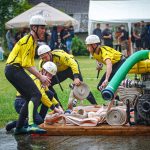 Déšť ve Štěchovicích přinesl štěstí domácím hasičkám