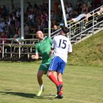 Pouť v Tučapech vrcholila zápasem místních fotbalistů s internacionály