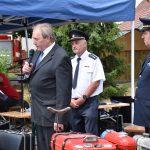 V Křenovicích oslavili 130 let sboru hasičů. Pečují o původní kroniku, stříkačku i prapor