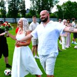 Gólman Mráz se oženil ve fotbalové bráně. Oddával starosta v dresu rozhodčího
