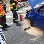 U Nové Vsi u Chýnova vyletělo auto ze silnice, u sjezdu z dálnice havarovala řidička
