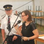 V Borovanech, odkud pocházeli předci astronauta Eugena Cernana, slavili výročí hasičů a pořádali sraz rodáků