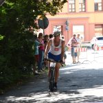 Koloběžkový závod plný kostýmů i výkonů. Bechyňská Grand Prix přilákala stovky lidí