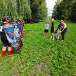 Park v Novém Dražejově patřil dětem a pohádkovým bytostem