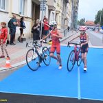 VIDEO: Mladí táborští závodníci získali na Táborském triatlonovém festivalu tři medaile. Radovali se Justina Bednářová, Veronika Křížová a Adam Šiška