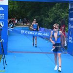 VIDEO: Mladí táborští závodníci získali na Táborském triatlonovém festivalu tři medaile. Radovali se Justina Bednářová, Veronika Křížová a Adam Šiška