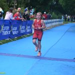 VIDEO: Mladí táborští závodníci získali na Táborském triatlonovém festivalu tři medaile. Radovali se Justina Bednářová, Veronika Křížová a Adam Šiška