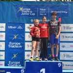 VIDEO: Mladí táborští závodníci získali na Táborském triatlonovém festivalu tři medaile. Radovali se Justina Bednářová, Veronika Křížová a Adam Šiška