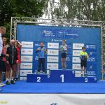 VIDEO: Mladí táborští závodníci získali na Táborském triatlonovém festivalu tři medaile. Radovali se Justina Bednářová, Veronika Křížová a Adam Šiška
