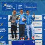 VIDEO: Mladí táborští závodníci získali na Táborském triatlonovém festivalu tři medaile. Radovali se Justina Bednářová, Veronika Křížová a Adam Šiška