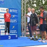 VIDEO: Mladí táborští závodníci získali na Táborském triatlonovém festivalu tři medaile. Radovali se Justina Bednářová, Veronika Křížová a Adam Šiška