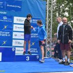 VIDEO: Mladí táborští závodníci získali na Táborském triatlonovém festivalu tři medaile. Radovali se Justina Bednářová, Veronika Křížová a Adam Šiška