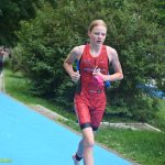 VIDEO: Mladí táborští závodníci získali na Táborském triatlonovém festivalu tři medaile. Radovali se Justina Bednářová, Veronika Křížová a Adam Šiška