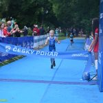 VIDEO: Mladí táborští závodníci získali na Táborském triatlonovém festivalu tři medaile. Radovali se Justina Bednářová, Veronika Křížová a Adam Šiška