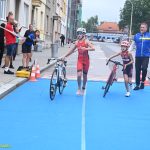 VIDEO: Mladí táborští závodníci získali na Táborském triatlonovém festivalu tři medaile. Radovali se Justina Bednářová, Veronika Křížová a Adam Šiška
