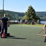 Ve Frymburku u pláže v sobotu změří síly železní hasiči