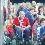 Pátek v Palackého sadech patřil oslavám výročí folklorního festivalu i souboru Písečan