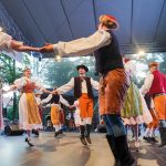 Pátek v Palackého sadech patřil oslavám výročí folklorního festivalu i souboru Písečan