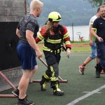 VIDEO: Do Frymburku se sjela krajská špička hasičů TFA. Trať si vyzkoušelo i pár zájemců z veřejnosti