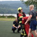 VIDEO: Do Frymburku se sjela krajská špička hasičů TFA. Trať si vyzkoušelo i pár zájemců z veřejnosti