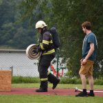 VIDEO: Do Frymburku se sjela krajská špička hasičů TFA. Trať si vyzkoušelo i pár zájemců z veřejnosti