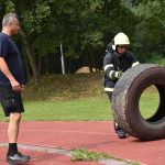 VIDEO: Do Frymburku se sjela krajská špička hasičů TFA. Trať si vyzkoušelo i pár zájemců z veřejnosti