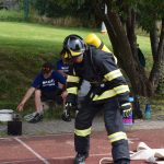 VIDEO: Do Frymburku se sjela krajská špička hasičů TFA. Trať si vyzkoušelo i pár zájemců z veřejnosti