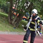 VIDEO: Do Frymburku se sjela krajská špička hasičů TFA. Trať si vyzkoušelo i pár zájemců z veřejnosti