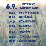 Na dožínky v Petrovicích dorazí herec a zpěvák „Haďák“ Šimon Bilina