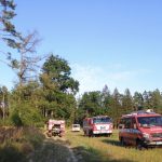 Mezi Sepekovem a Zběšičkami hoří zhruba půl hektaru lesa