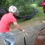 Strašení v Nerestcích přilákalo i přes déšť stovky návštěvníků
