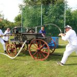 Historické stříkačky byly ve Slabčicích opět v akci