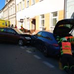 Dopravu na Lidické třídě v Budějovicích zkomplikovala nehoda se zraněním