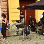 Houpačky v Blatné. Režisér Sláma natáčí v jihočeském městě nový film