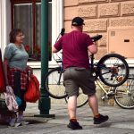 Houpačky v Blatné. Režisér Sláma natáčí v jihočeském městě nový film