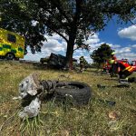AKTUALIZOVÁNO: Při tragické nehodě na Táborsku zemřel řidič