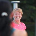Na milevském koupališti se cvičila zumba v latinskoamerickém rytmu