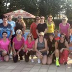 Na milevském koupališti se cvičila zumba v latinskoamerickém rytmu