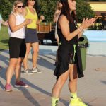 Na milevském koupališti se cvičila zumba v latinskoamerickém rytmu