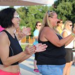 Na milevském koupališti se cvičila zumba v latinskoamerickém rytmu